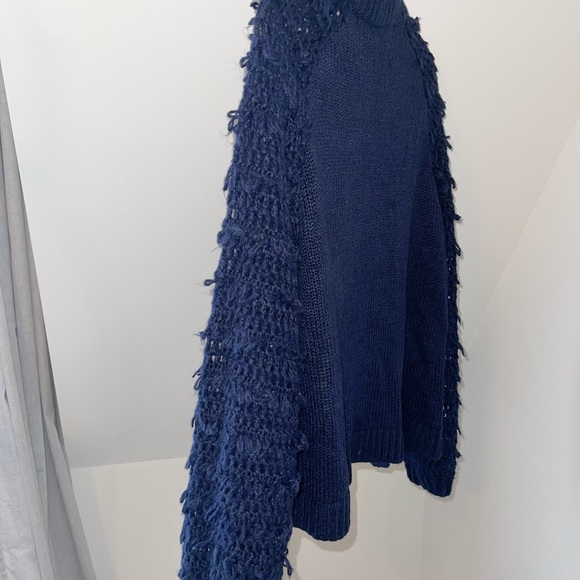 Lovers and Friends navy knitted cardigan - Picture 3 of 4